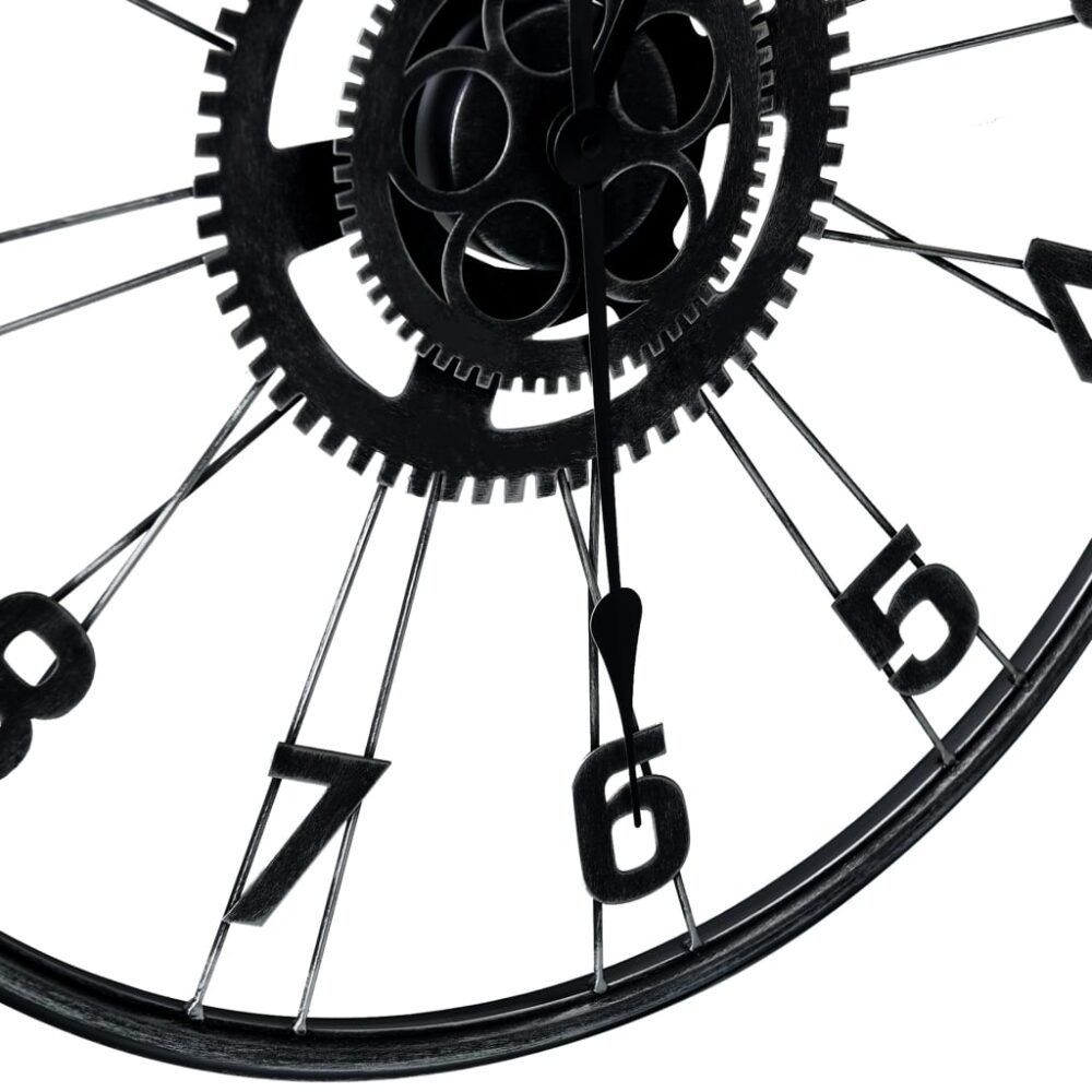 castor_spoke_&_bike_wheel_black_wall_clock_-_60cm_5