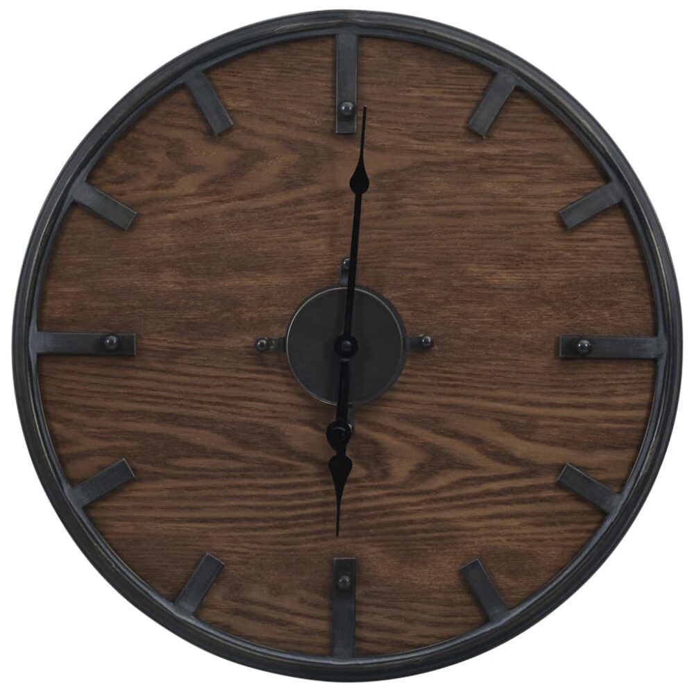 diadem_iron_&_dark_wood_vintage_wall_clock_-_45cm_3