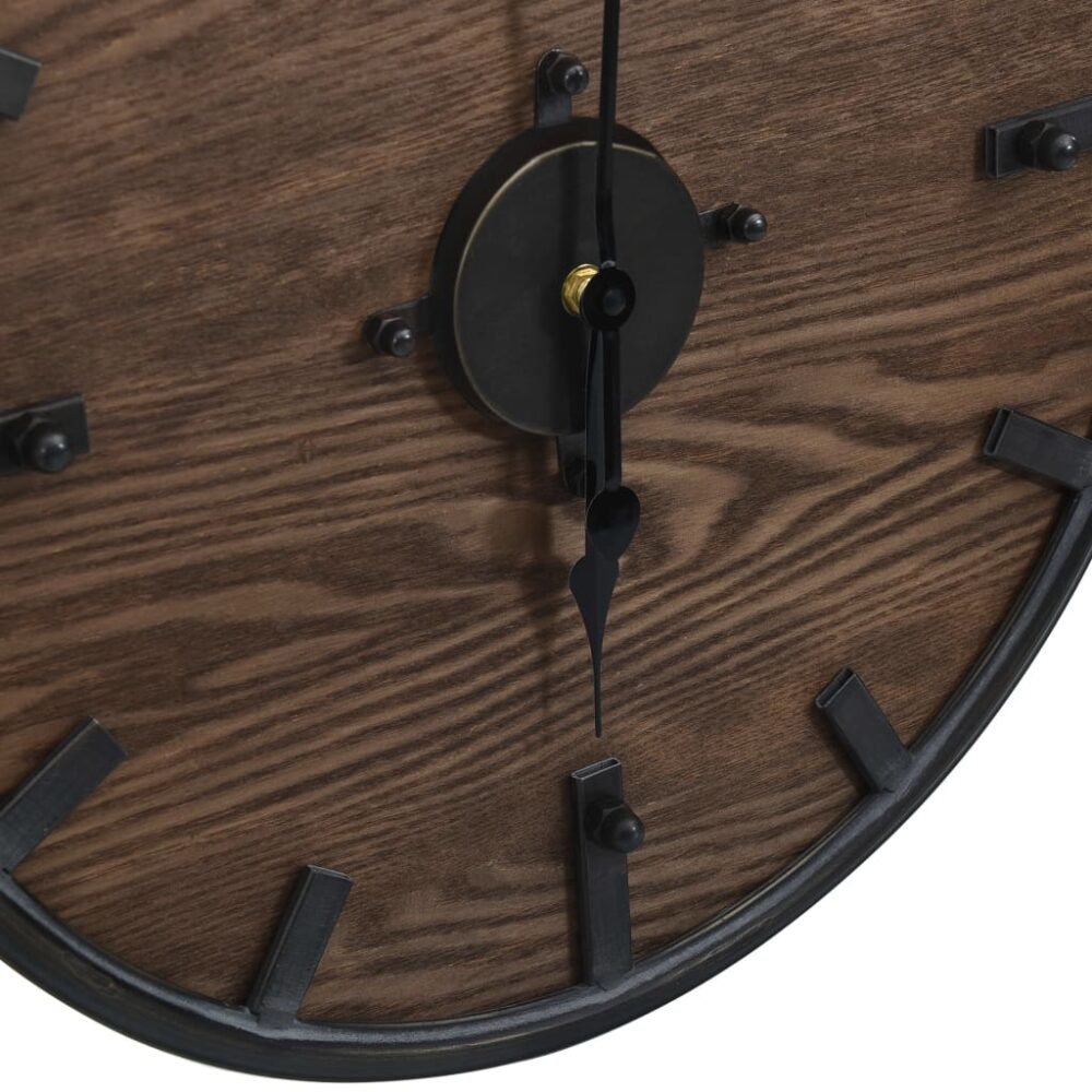 diadem_iron_&_dark_wood_vintage_wall_clock_-_45cm_4