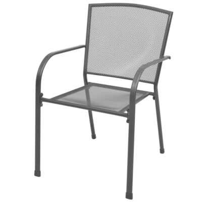 gracrux_high_quality_study_stackable_garden_dining_chairs_steel_grey_-_set_of_2_2