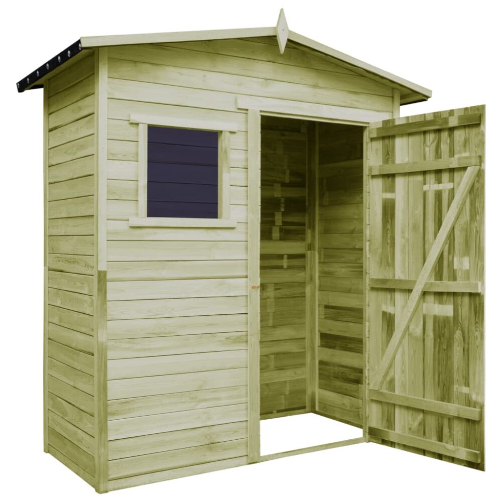 procyon_impregnated_pinewood_garden_storage_shed_with_window_-_200cm_3