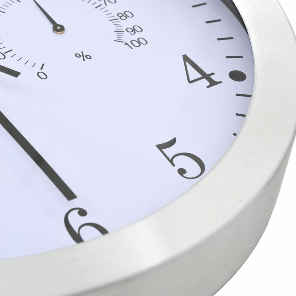 kuma_wall_clock_with_quartz_movement_hygrometer_thermometer_white_5