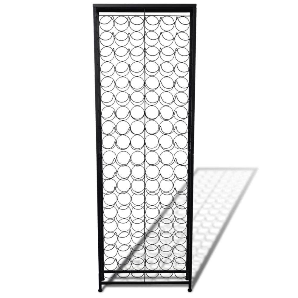 castor_wrought_iron_wine_rack_for_108_bottles_wall_fixed_coated_black_3