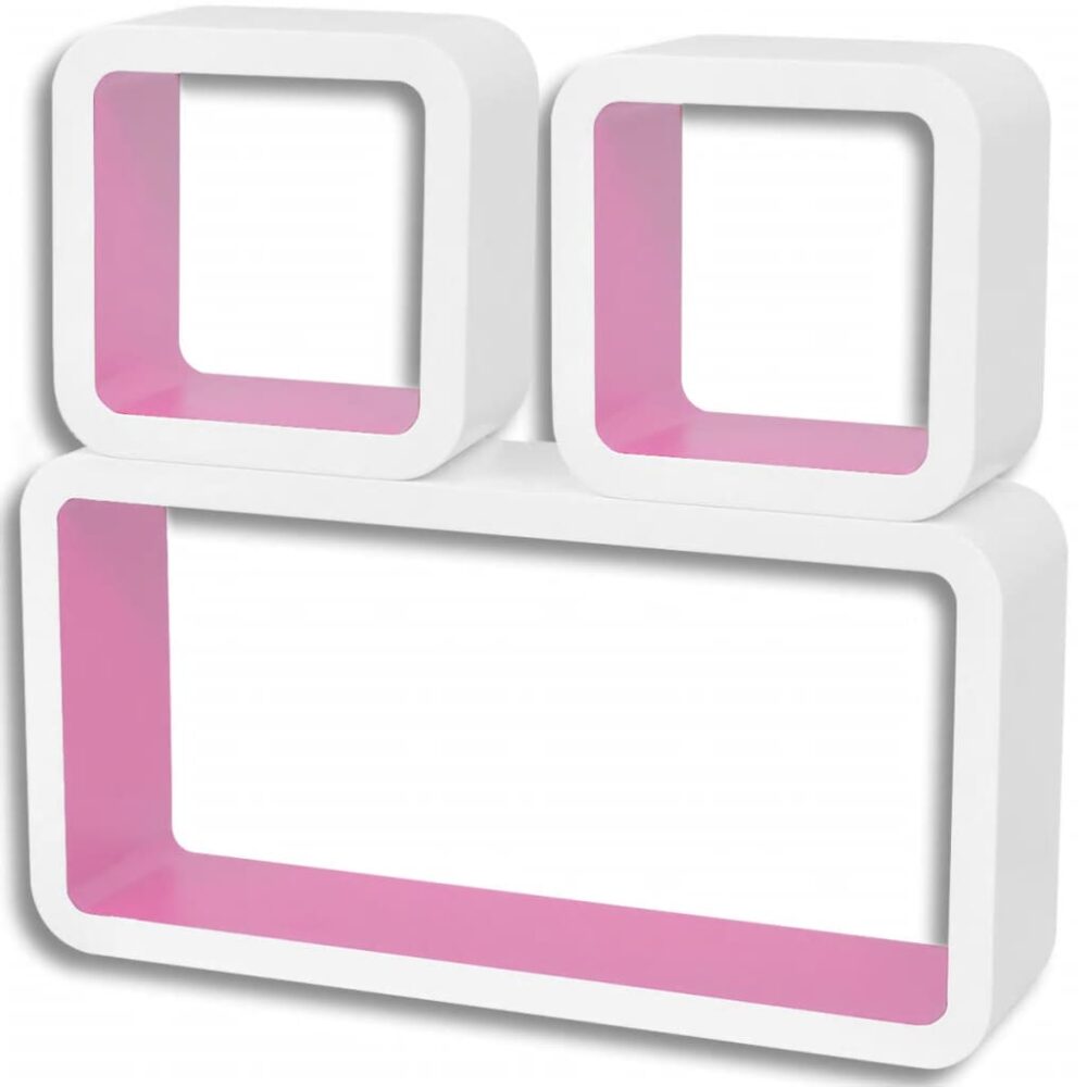 ecrux_3_white-pink_mdf_floating_wall_display_shelf_cubes_book/dvd_storage_4