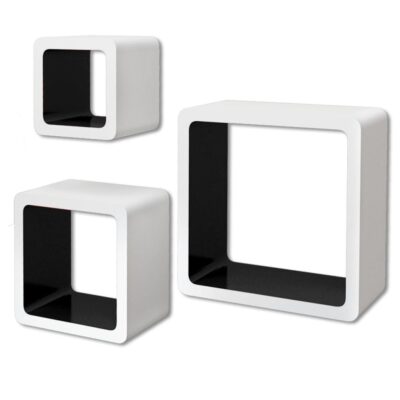 kuma_floating_wall_display_shelf_3_cubes_pcs_white_and_black_matte_finish_1