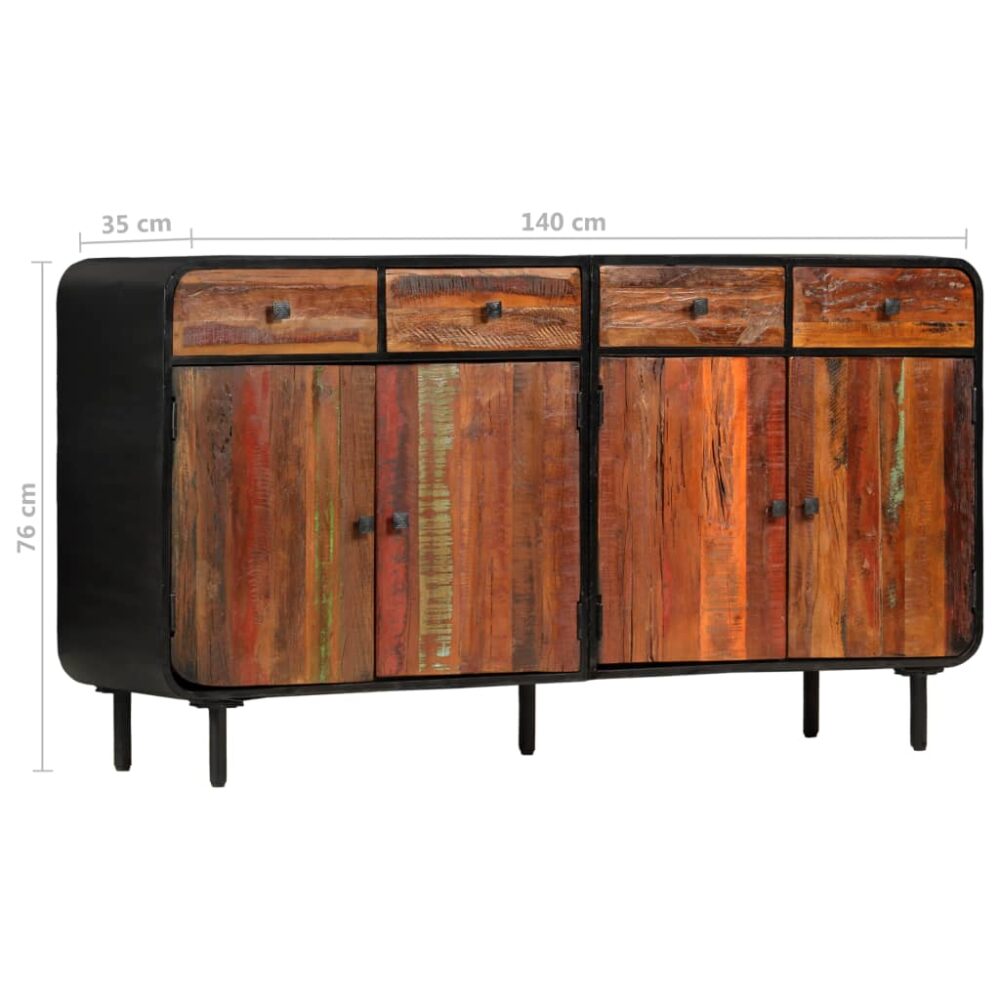 dulfim_4_compartments_&_4_drawers_sideboard_solid_reclaimed_wood_9