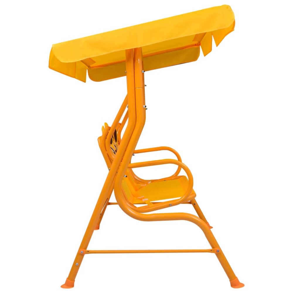 dubhe_fun_2_seater_kids_swing_bench_yellow_fabric_3