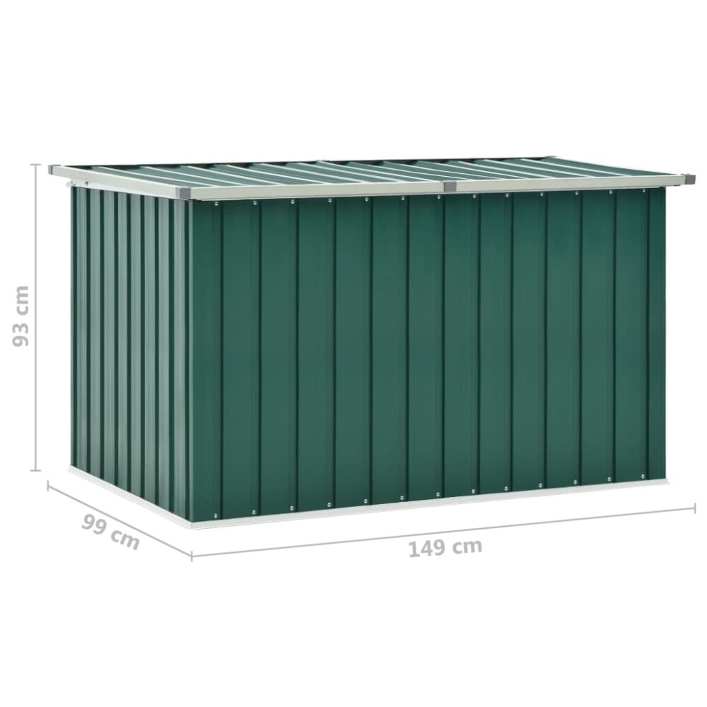 heze_galvanised_steel_green_garden_storage_container_8