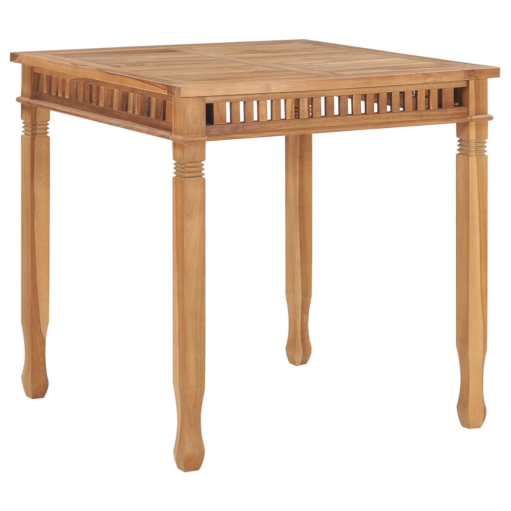 Dulfim Sophisticated Garden Dining Table Solid Teak Wood