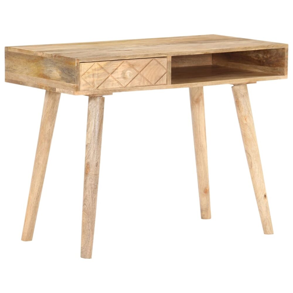 dulfim_rustic_dressing_table_solid_mango_wood_with_round_mirror_3