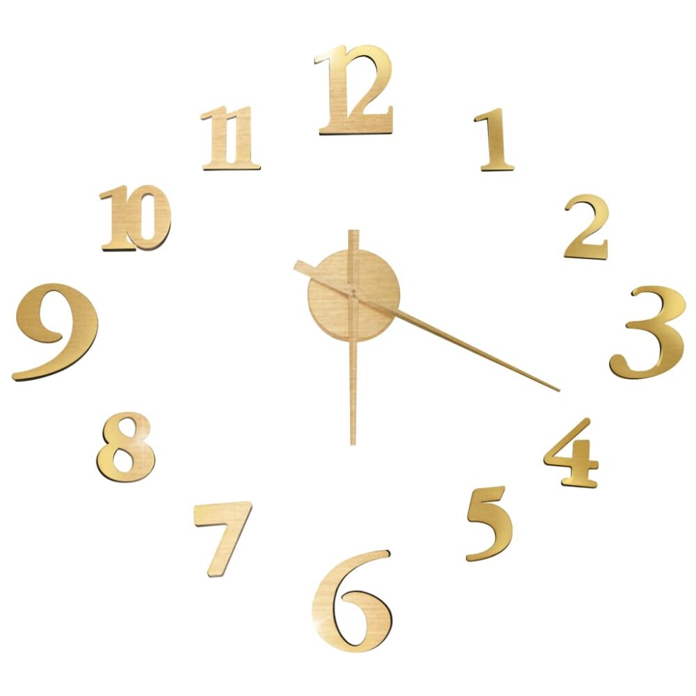 zosma_3d_wall_clock_modern_design_gold_100_cm_xxl_1
