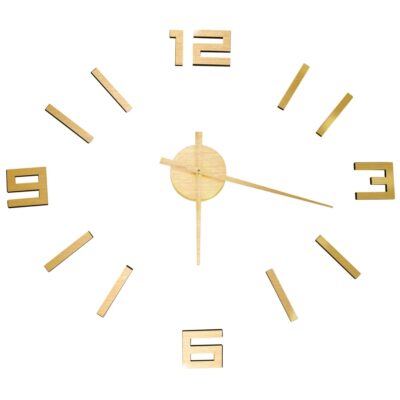 becrux_3d_wall_clock_modern_design_gold_100_cm_xxl_1