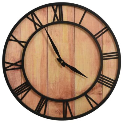 zaniah_modern_wall_clock_wooden_brown_and_black_mdf_and_iron_1