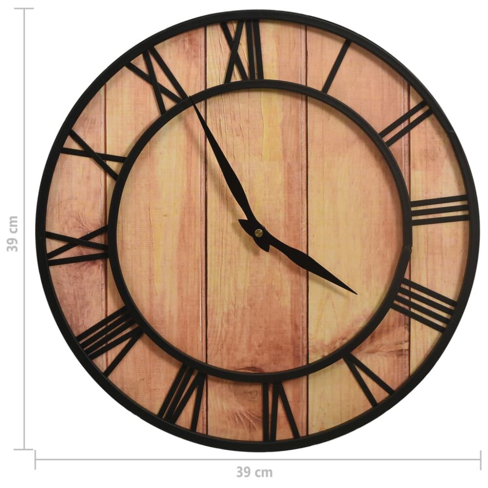 zaniah_modern_wall_clock_wooden_brown_and_black_mdf_and_iron_5