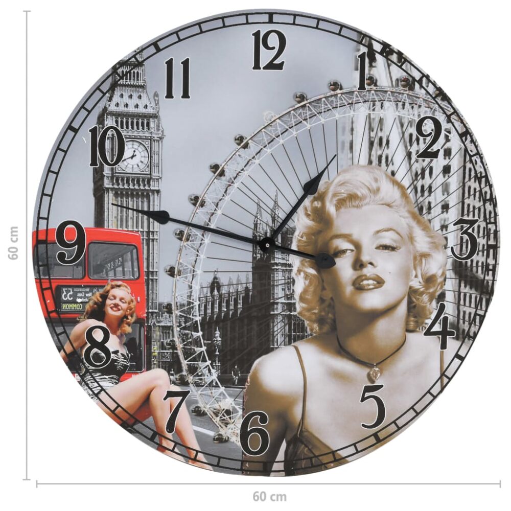 furud_vintage_wall_clock_marilyn_monroe_60_cm_4