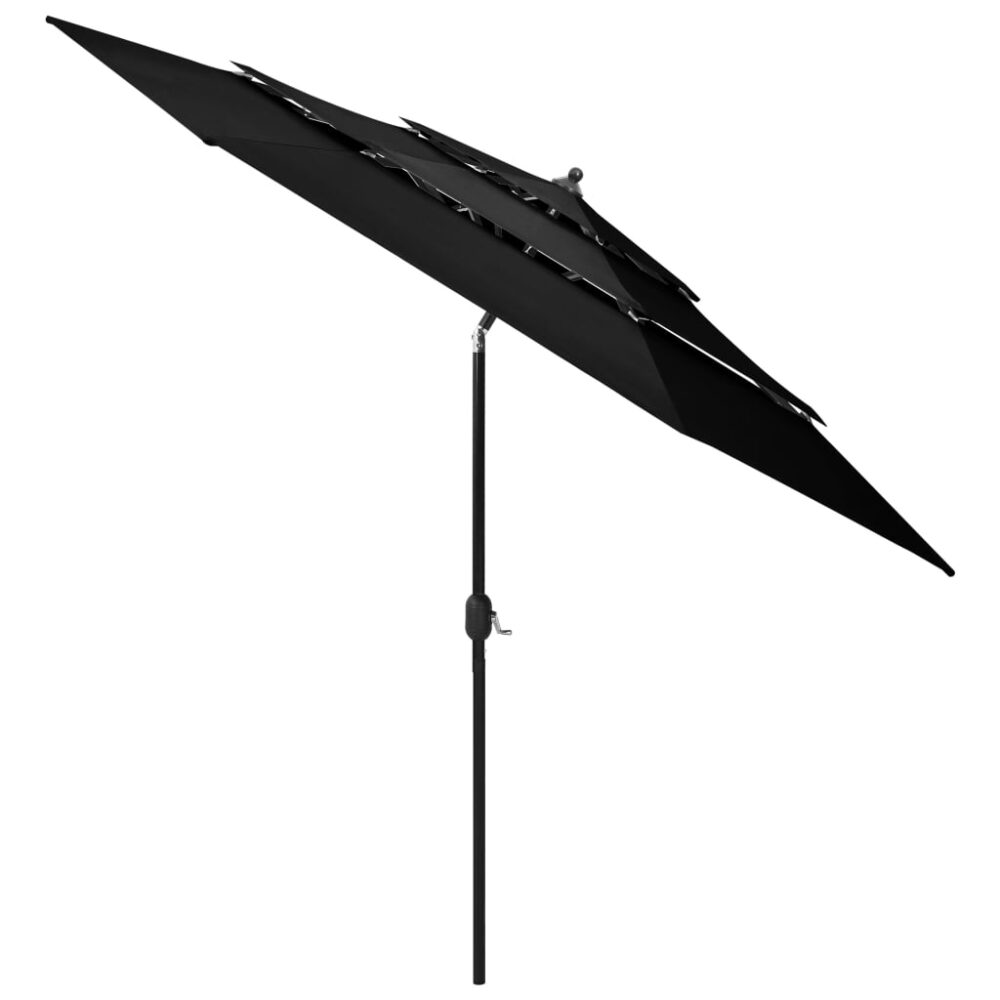 heze_black_3-tier_parasol_with_aluminium_pole_-_3_meters_3