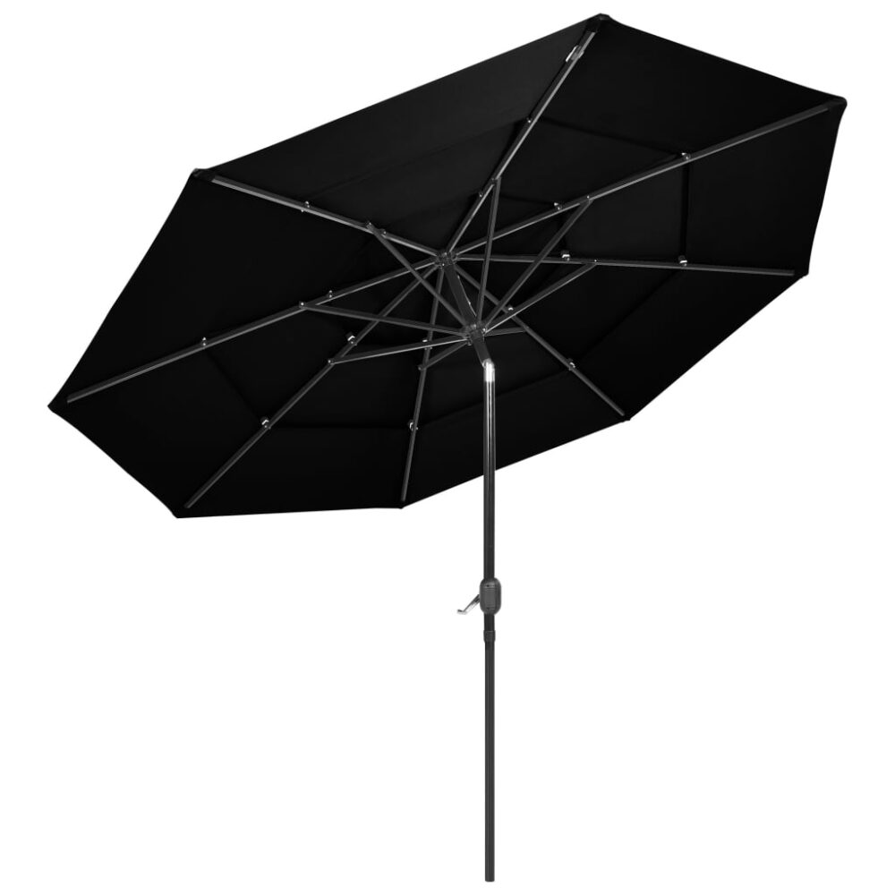 heze_black_3-tier_parasol_with_aluminium_pole_-_3_meters_4