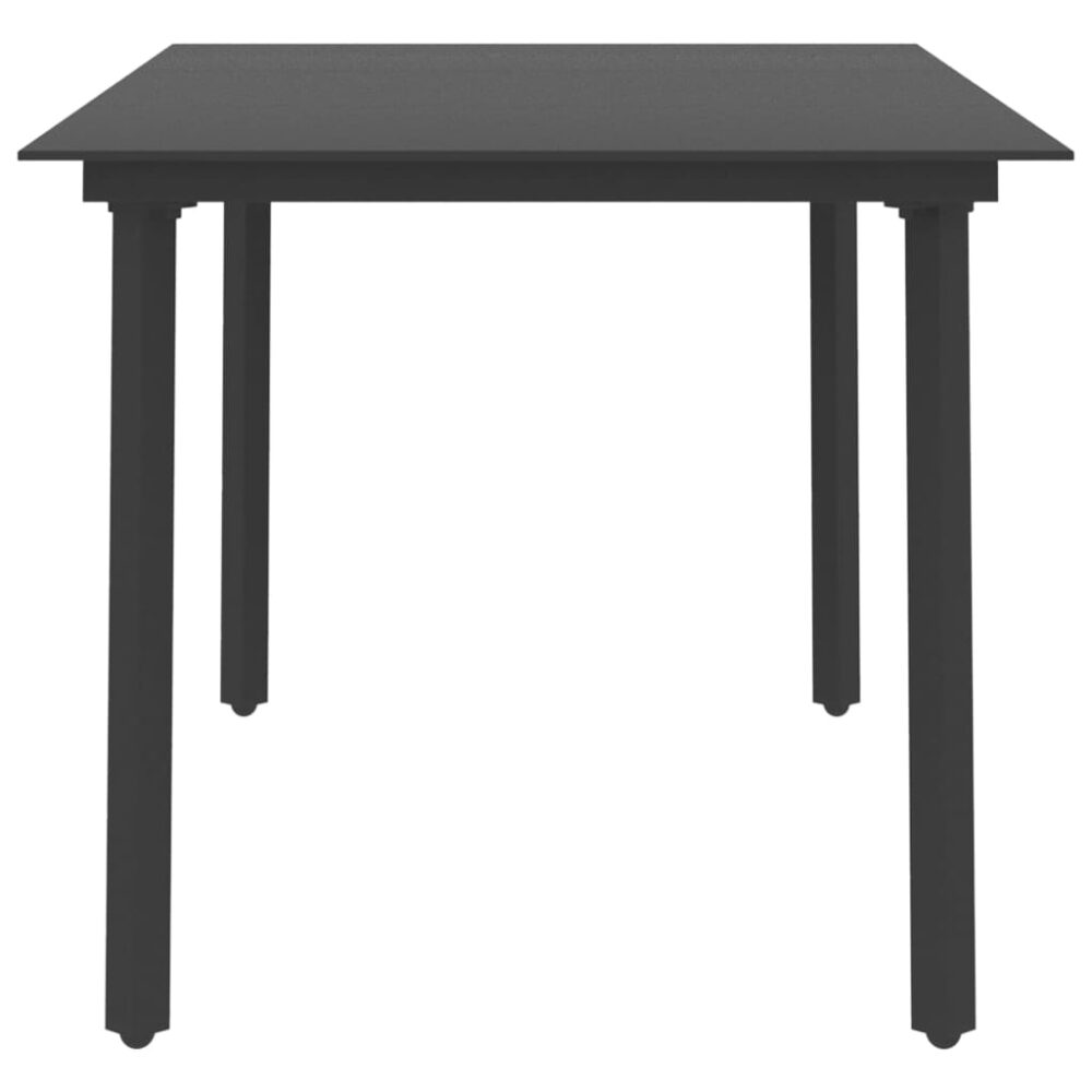 elnath_steel_&_glass_black_garden_dining_table_4