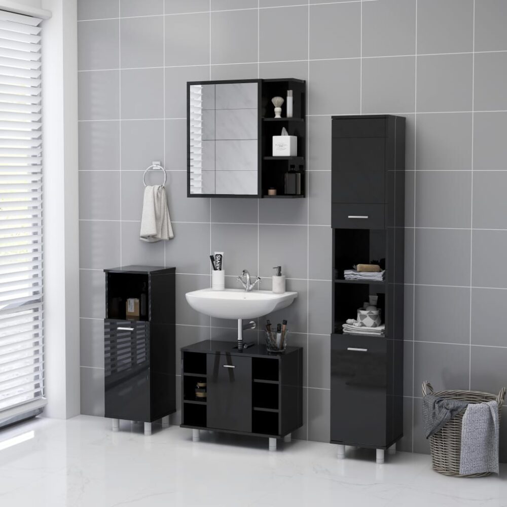 hassaleh__bathroom_mirror_cabinet_high_gloss_black_chipboard_5