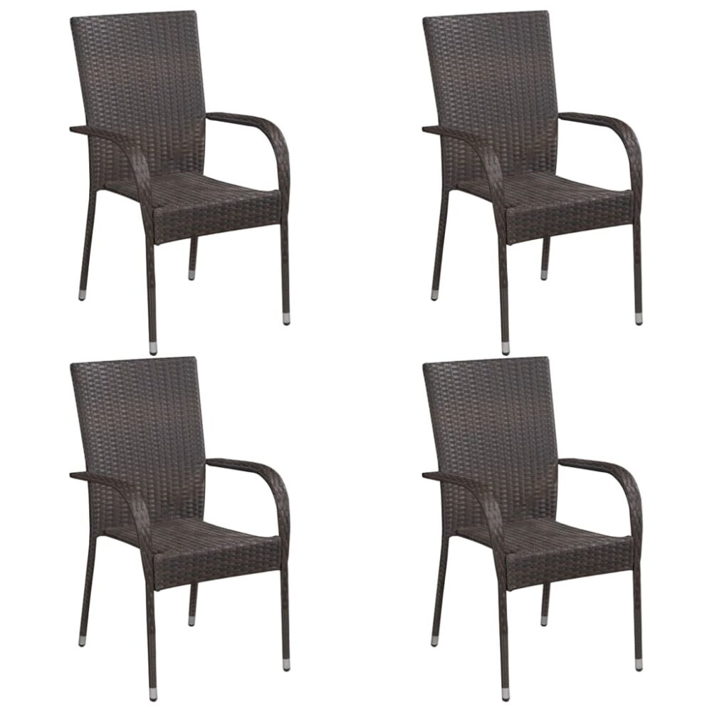 dulfim_square_5_piece_garden_dining_set_brown_with_dark__brown_chairs__5