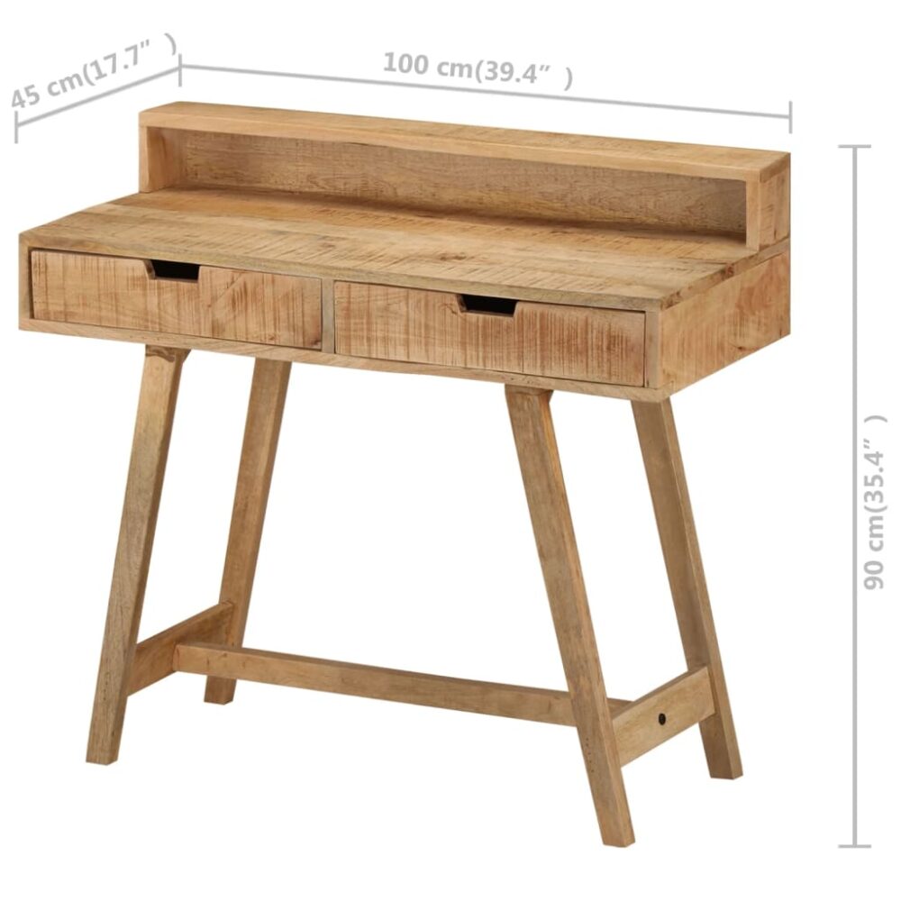 becrux_solid_two_drawer_rough_mango_wood_desk_9
