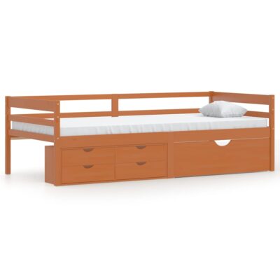 porrima_single_bed_frame_with_drawers_&_cabinet_honey_brown_pinewood_1