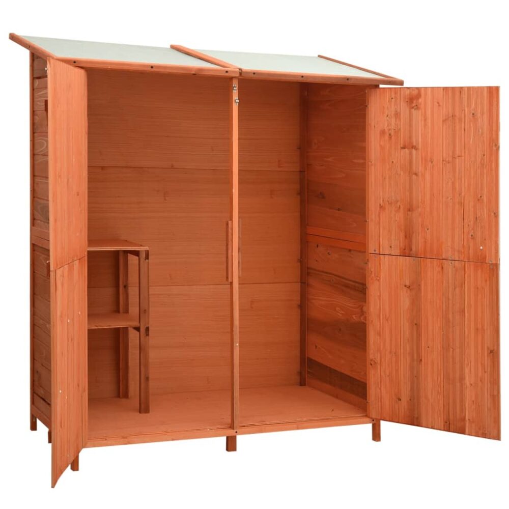 lesath_solid_firwood_double_garden_tool_shed_2