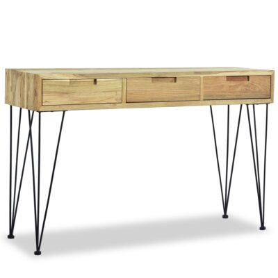dulfim_console_table_3_drawers_solid_teak_wood_wrought_iron_legs_2