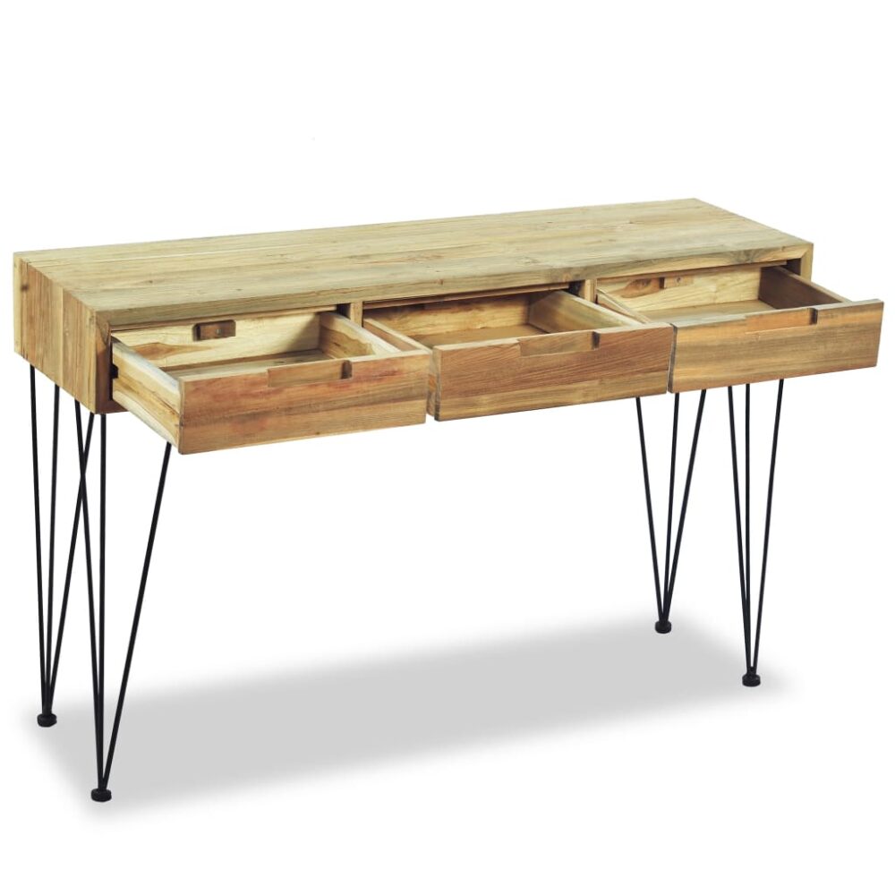 dulfim_console_table_3_drawers_solid_teak_wood_wrought_iron_legs_4