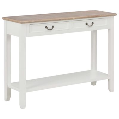 hassaleh_narrow_console_table_2_drawers_1_shelf_solid_pinewood_white_and_light_brown_top_1
