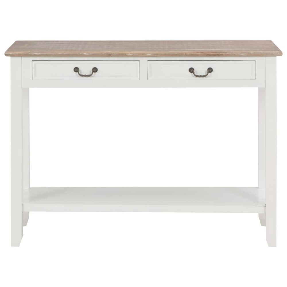hassaleh_narrow_console_table_2_drawers_1_shelf_solid_pinewood_white_and_light_brown_top_3