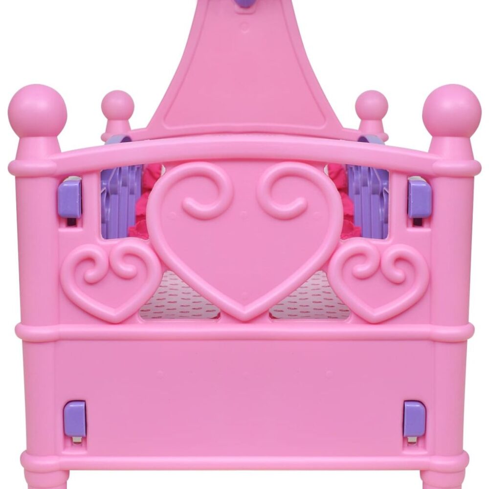dubhe_children's_playroom_toy_doll_bed_pink_and_purple_3