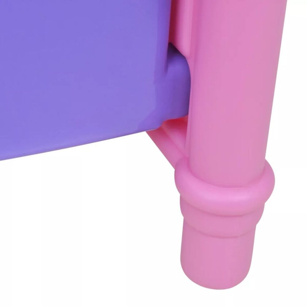 dubhe_children's_playroom_toy_doll_bed_pink_and_purple_4