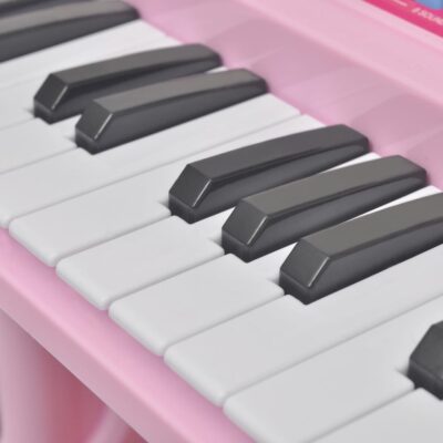 heze_kids'_playroom_toy_keyboard_with_stool_and_microphone_37-keys_pink_2