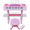 heze_kids’_playroom_toy_keyboard_with_stool_and_microphone_37-keys_pink_3