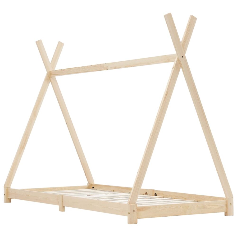 capella_kids_bed_solid_pine_wood_frame_tipi_style_2