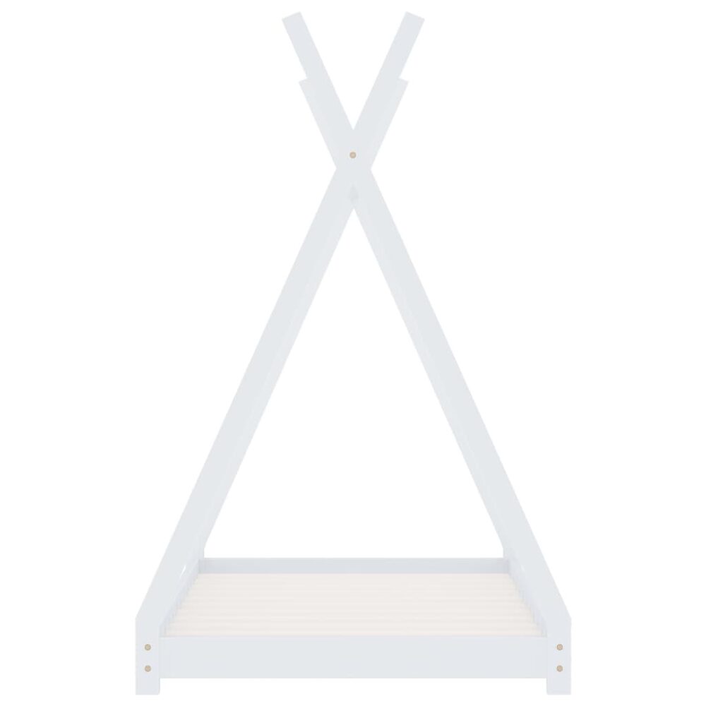 capella_kids_bed_solid_pine_wood_frame_tipi_style_white_4