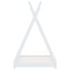 capella_kids_bed_solid_pine_wood_frame_tipi_style_white_4