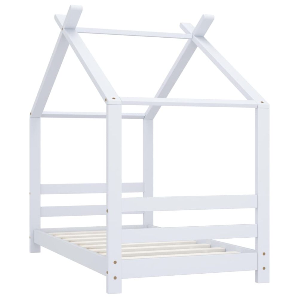 _elnath_kids_bed_solid_pine_wood_frame_playhouse_style_white_2