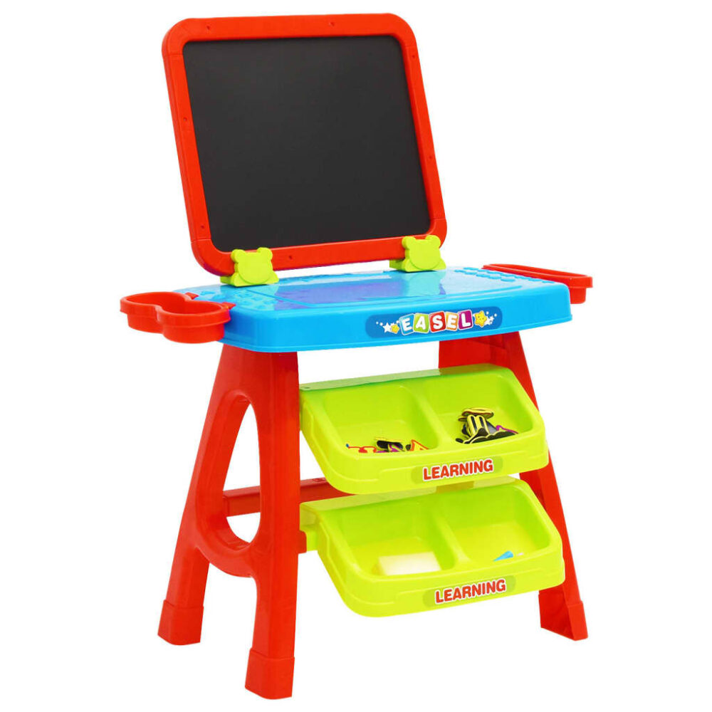 zosma_3-1_children_easel_and_learning_desk_play_set_with_magnetic_board_and_chalkboard_3