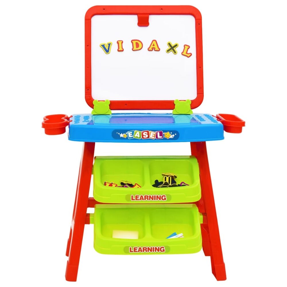 zosma_3-1_children_easel_and_learning_desk_play_set_with_magnetic_board_and_chalkboard_4