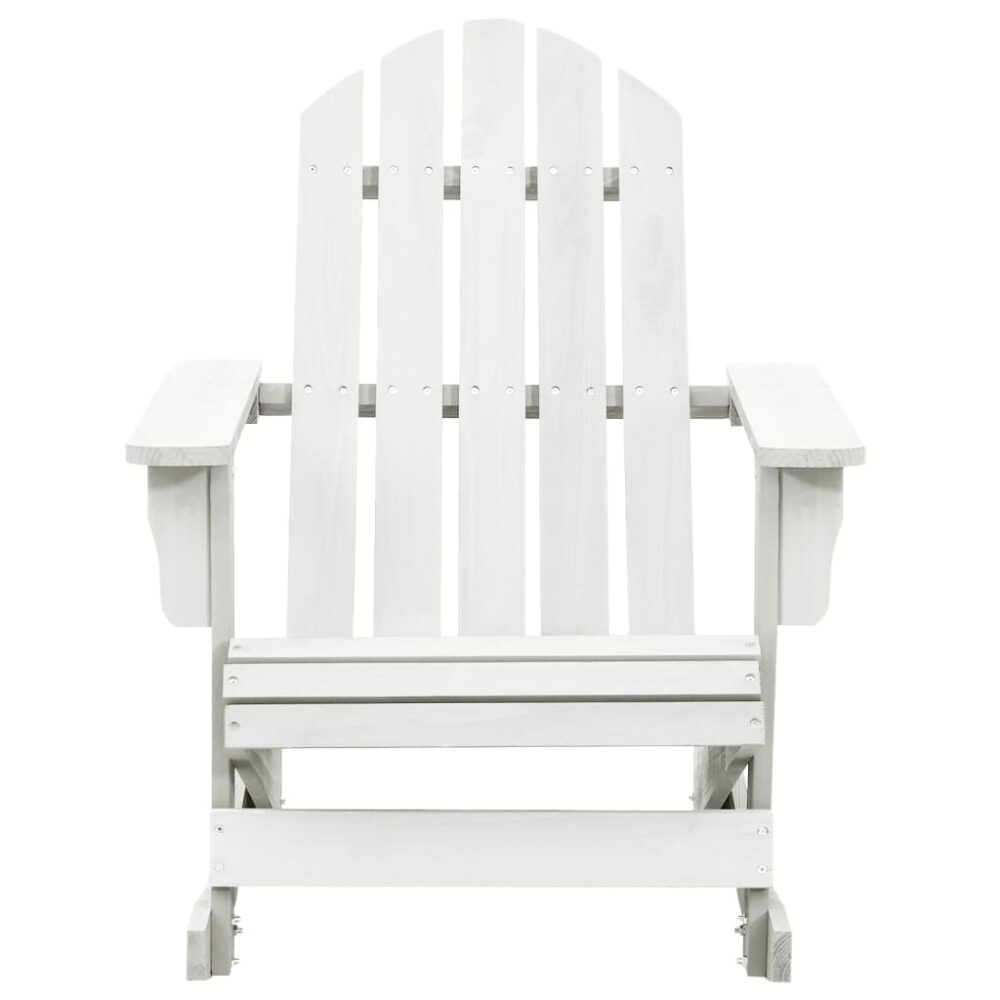 capella_white_wooden_garden_rocking_chair_2