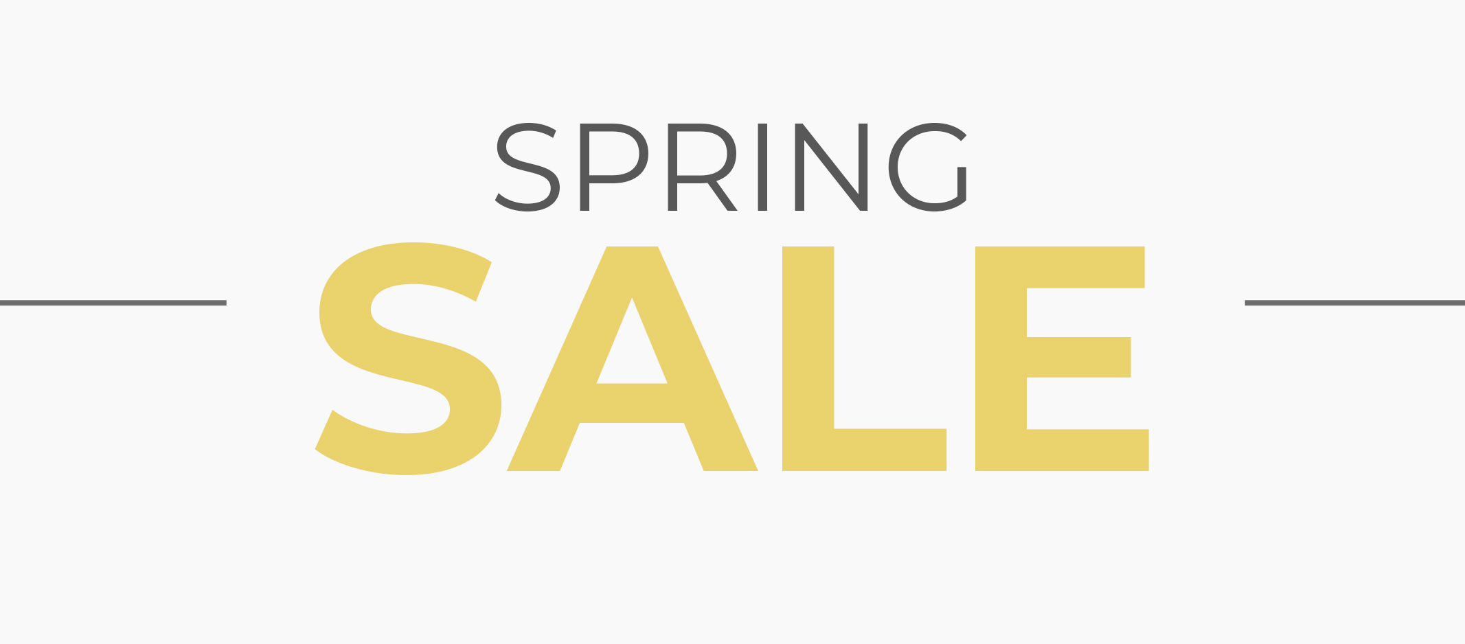 spring sale page banner