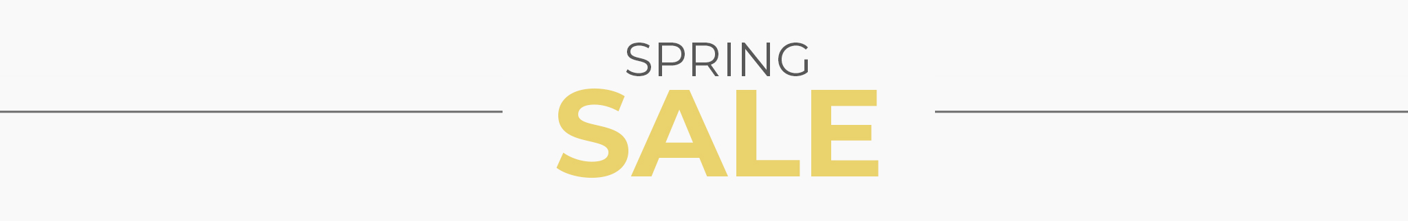spring sale page banner