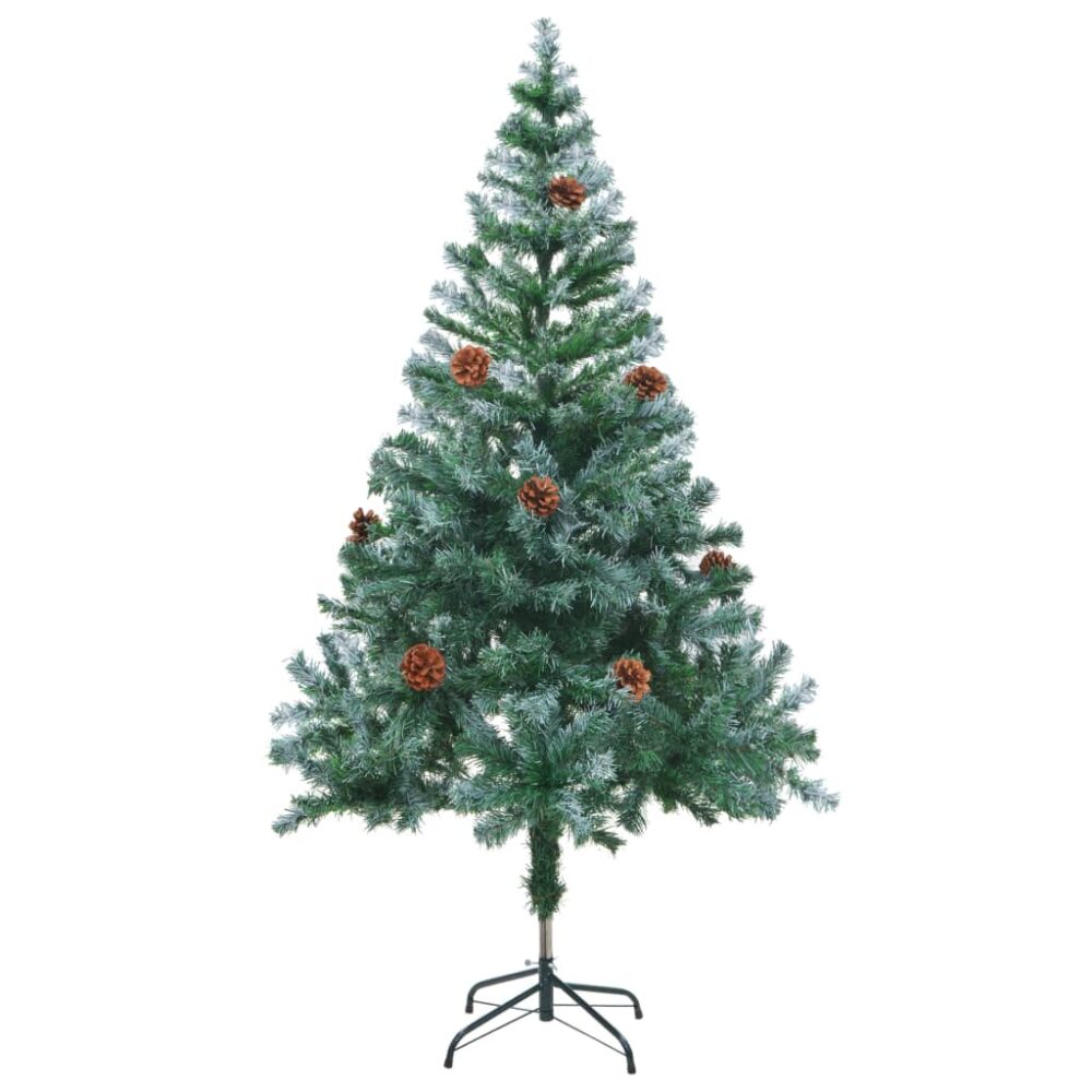 kajam_frosted_tips_artificial_christmas_tree_with_pinecones_green_3