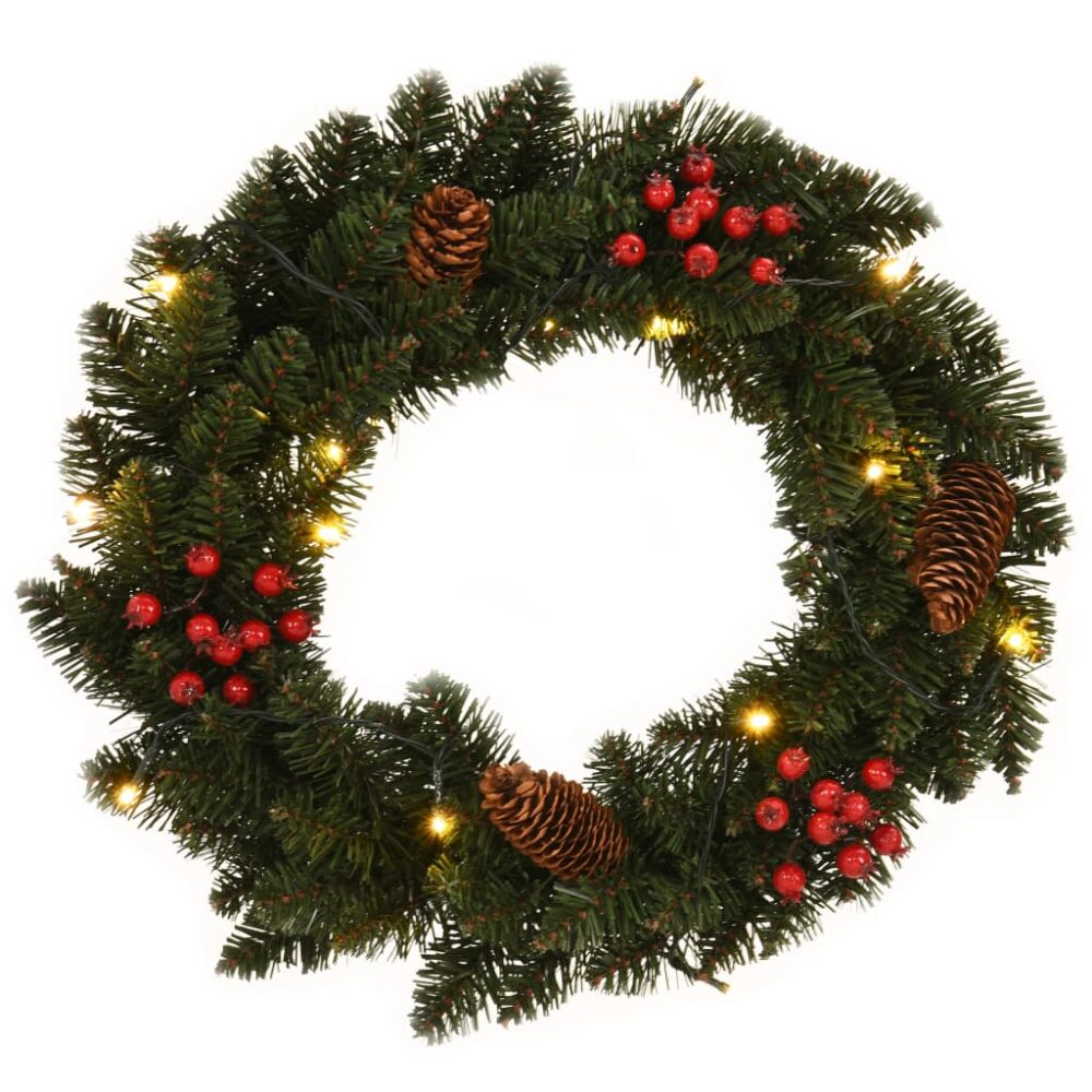 becrux_christmas_decorated_wreaths_in_green_45cm_pack_of_2_3