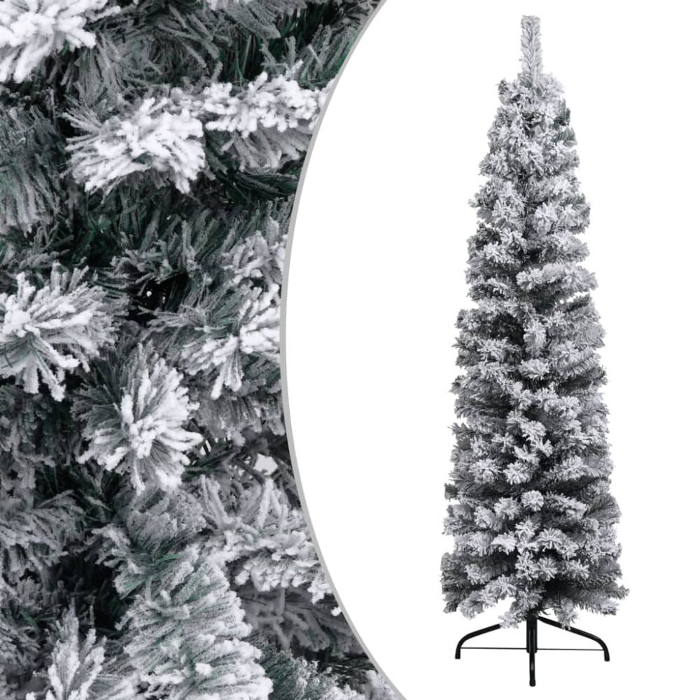 becrux_slim_artificial_christmas_tree_in_green_with_flocked_white_snow_2