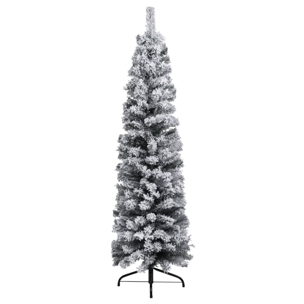 becrux_slim_artificial_christmas_tree_in_green_with_flocked_white_snow_3