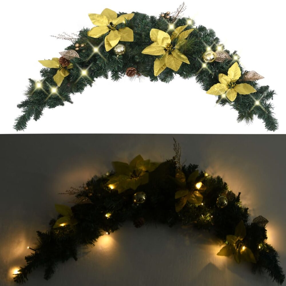 hassaleh_christmas_arch_in_green_with_led_lights_and_yellow_flowers_90_cm_2