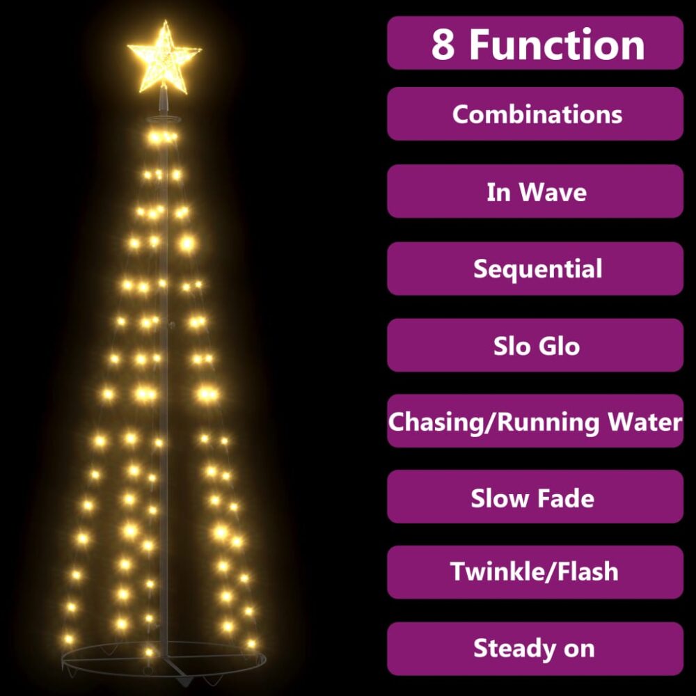 kuma_christmas_cone_tree_decoration_with_84_leds_warm_white_light_50x150_cm_3